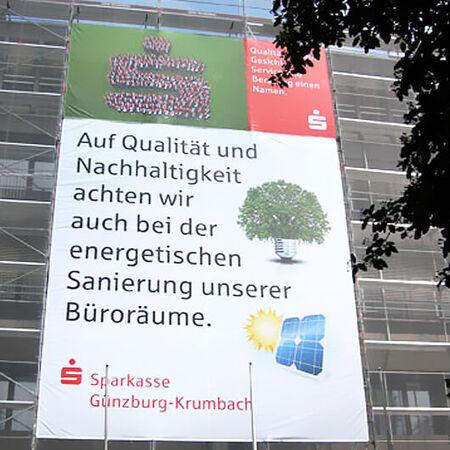 Referenzen — Bannerwerbung. Produziert von Komo Beschriftungen aus Ichenhausen.